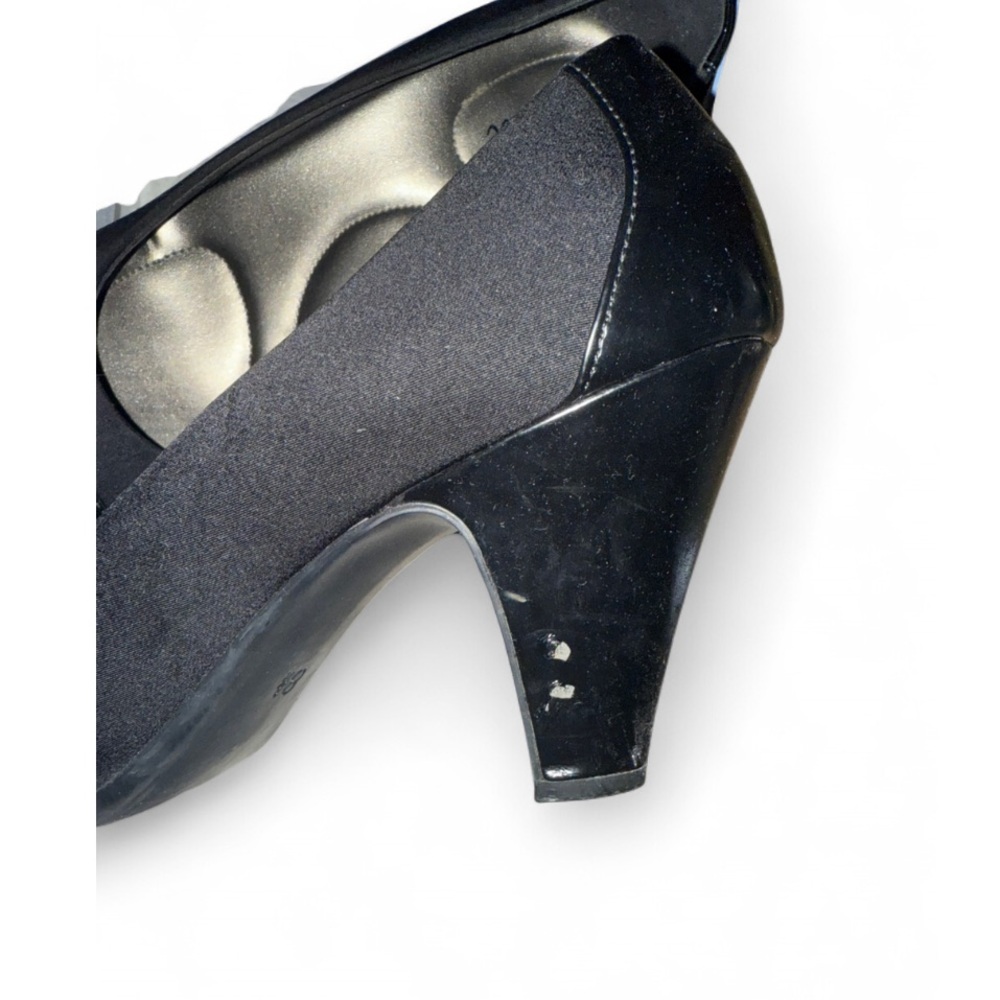 Abella AA Vanessa Black Heels Size 8.5 - Picture 5 of 6